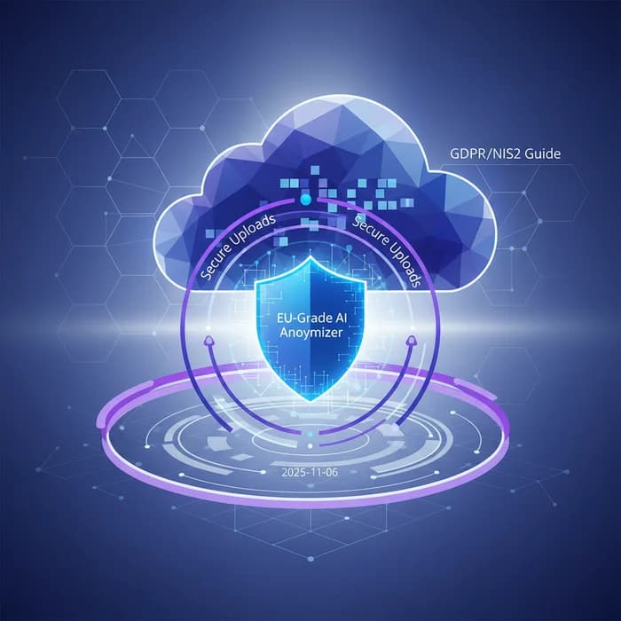 EU-Grade AI Anonymizer & Secure Uploads: GDPR/NIS2 Guide (2025-11-06)