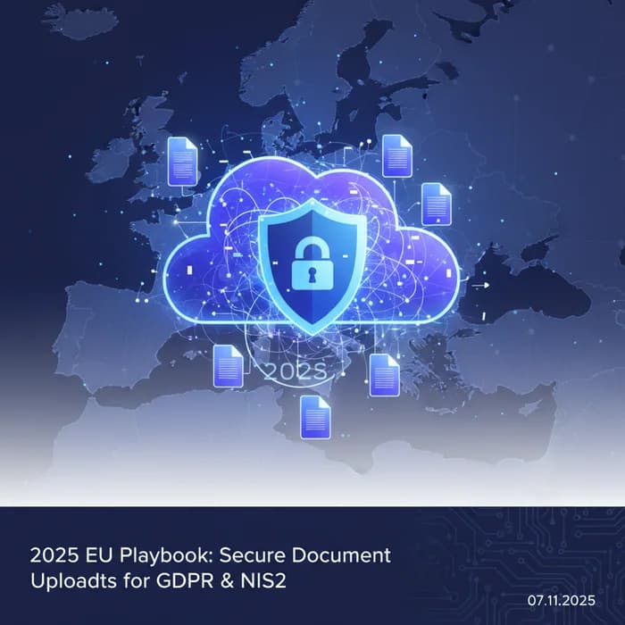2025 EU Playbook: Secure Document Uploads for GDPR & NIS2 (2025-11-07)