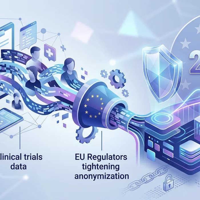 EU Regulators Tighten GDPR Anonymization for Clinical Trials by 2026