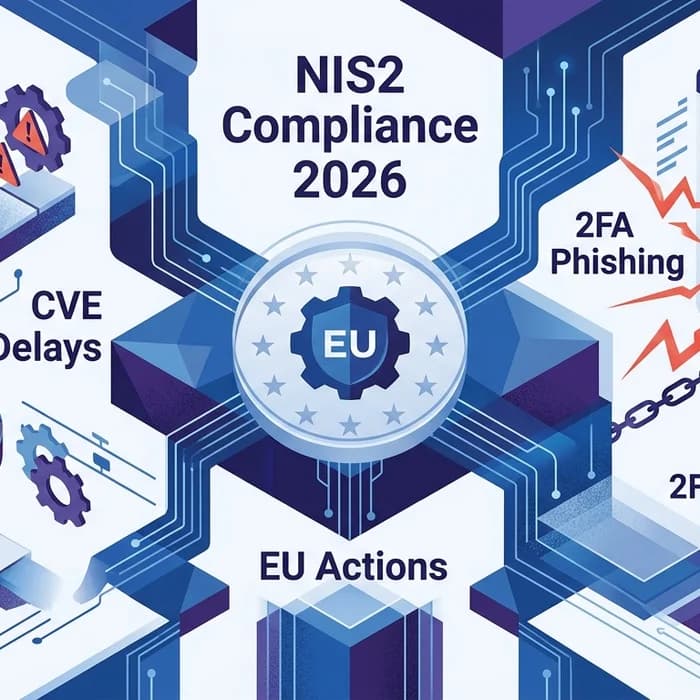 NIS2 Compliance 2026: EU Actions Amid CVE Delays and 2FA Phishing
