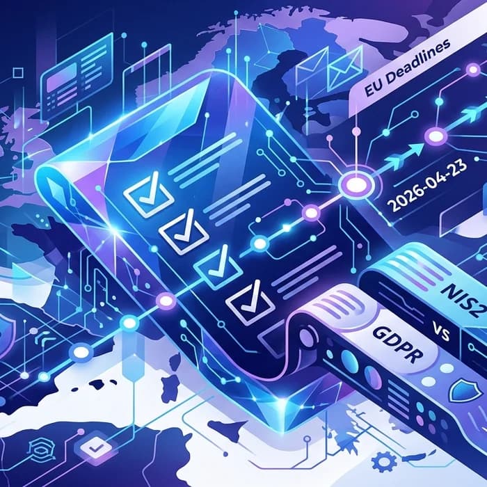 2026 NIS2 Checklist: EU Deadlines, GDPR vs NIS2 – 2026-04-23