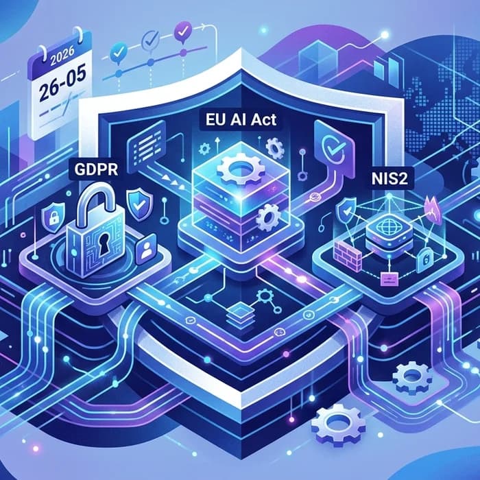 EU AI Compliance in 2026: GDPR, NIS2, and AI Act Guide (2026-05-26)